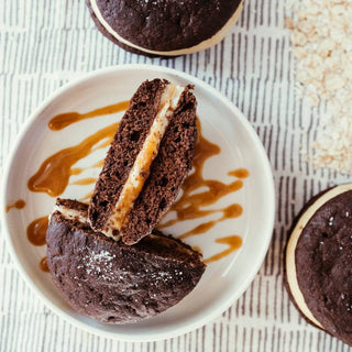 Chocolate Cupcake Sammies - Mimi's Macros