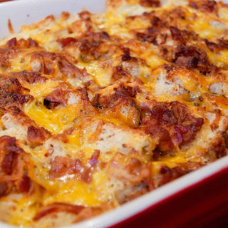 Bacon & Cheddar Breakfast Strata