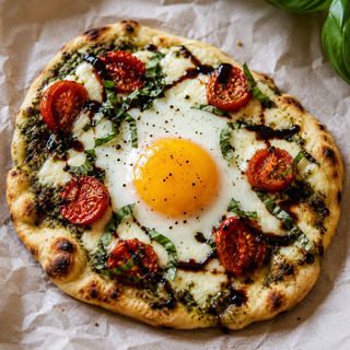 Caprese Breakfast Flatbread