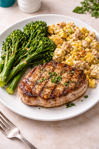 Grilled Pork Chop - Mimi's Macros
