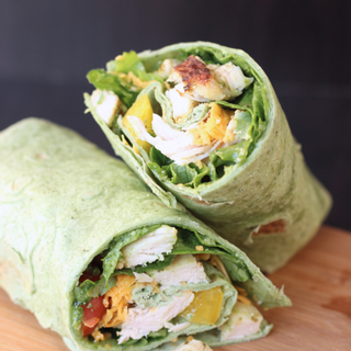 Chicken Pesto Power Wrap - Mimi's Macros