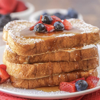 French Toast and Egg White Scramble