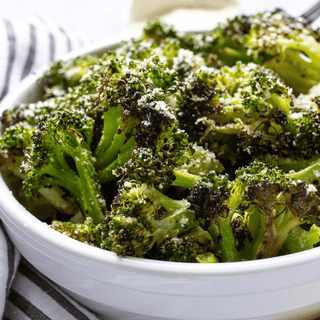 Roasted Garlic Parmesan Broccoli