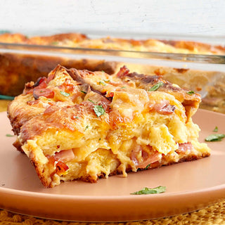 Ham & Swiss Breakfast Strata