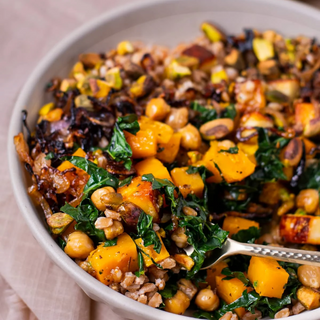 Honey BBQ Farro Bowl - Mimi's Macros