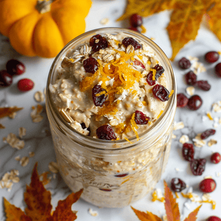 Cranberry Orange Overnight Oats - Mimi's Macros