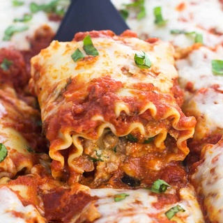 Baked Lasagna Rollups - Mimi's Macros