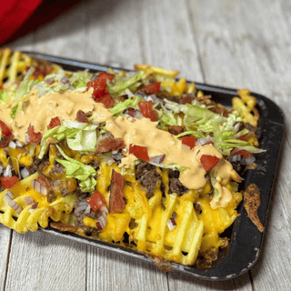 Loaded Big Mac Waffle Fries - Highlands - Mimi's Macros