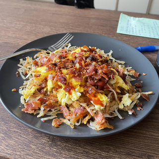 Meatlovers Hashbrown Skillet - Mimi's Macros