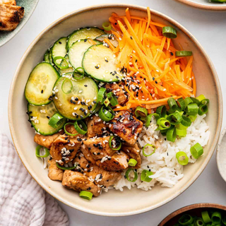 Miso Salmon Rice Bowl - Mimi's Macros