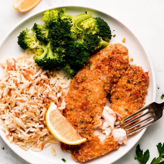 Parmesan Crusted Tilapia - Mimi's Macros