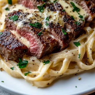 Choose Your Protein Fettuccine Alfredo - Mimi's Macros
