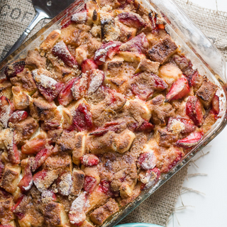 Strawberry Cheesecake French Toast Bake - Mimi's Macros