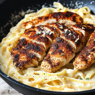 Chicken Fettuccine Alfredo - Highlands - Mimi's Macros