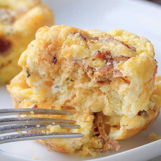 Bacon and Cheddar Egg Cups - Mimi's Macros