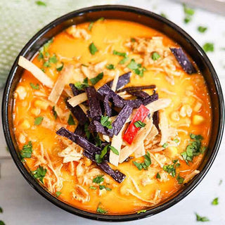 Creamy Chicken Tortilla Soup - Mimi's Macros