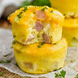 Ham & Swiss Egg Cups