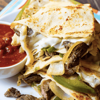 Philly Cheesesteak Quesadilla - Walton-Verona - Mimi's Macros