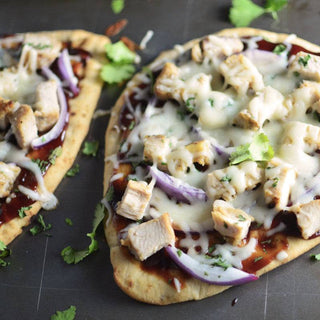 BBQ Chicken Flatbread - Mimi's Macros